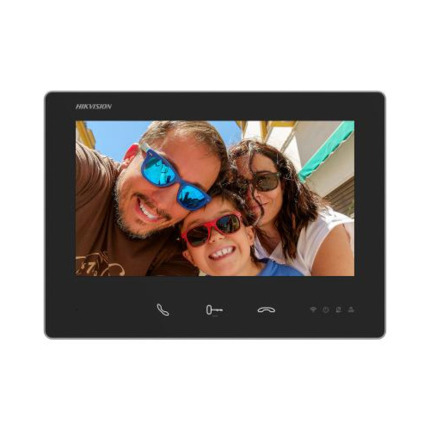 Comprar HIKVISION INTERCOM DS-KH7300EY-WTE2 Monitor 2 hilos HD de interior para videoportero 7" 4 botones WiFi 2.4 GHz. Soporta Hik-Connect