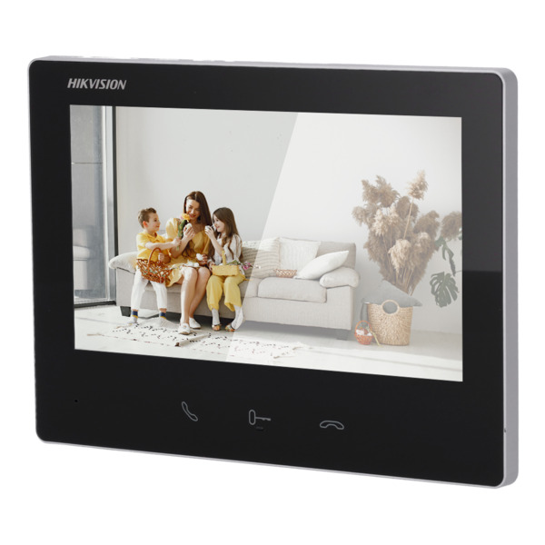 HIKVISION INTERCOM DS-KH7300EY-WTE2 Monitor para videoportero - Pantalla TFT de 7&quot; - Audio bidireccional | LED de estado -