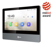 HIKVISION INTERCOM DS-KH8350-WTE1/EU Monitor interior de 7" panel de metal Ethernet + WIFI. POE IP