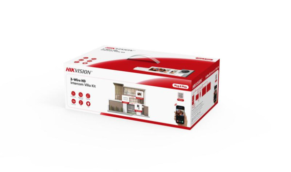 HIKVISION INTERCOM DS-KIS705EY/2Monitors Kit videoportero HD 2 hilos 2 Monitores (2)