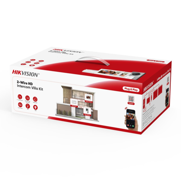 HIKVISION INTERCOM DS-KIS705EY/2Monitors Kit videoportero HD 2 hilos 2 Monitores (1)