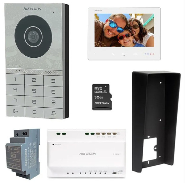 HIKVISION INTERCOM DS-KIS706EY Kit videoportero HD 2 hilos (2)