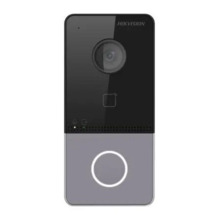HIKVISION INTERCOM DS-KV6113-PE1(C)/Europe BV Estación de puerta Videoportero PoE Cámara 2MP IR Botón Tarjeta Mifare Audio bidir