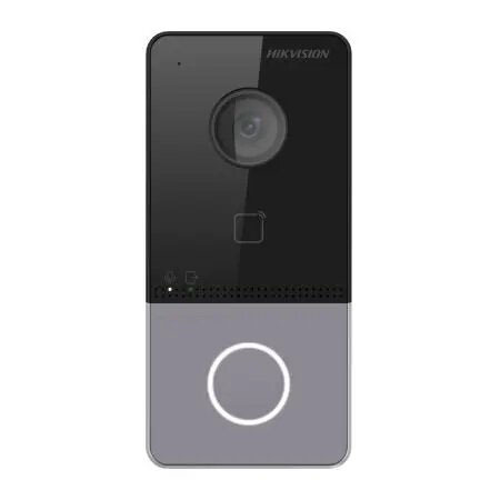 HIKVISION INTERCOM DS-KV6113-PE1(C)/Europe BV Estación de puerta Videoportero PoE Cámara 2MP IR Botón Tarjeta Mifare Audio bidir