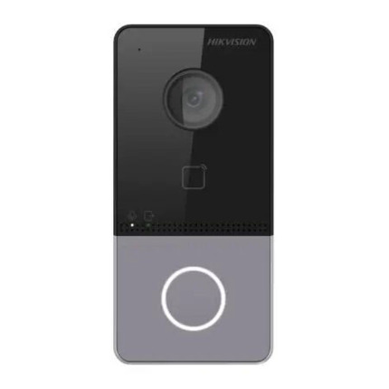 Comprar HIKVISION INTERCOM DS-KV6113-WPE1(C)/Europe BV Estación de puerta Videoportero WiFi PoE Cámara 2MP IR Botón Tarjeta Mifare Audio bidireccional Superficie IP65