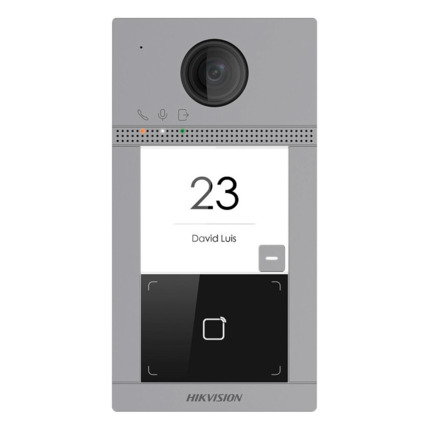Comprar HIKVISION INTERCOM DS-KV8113-WME1(C) Videoportero IP WiFi 1 Botón IR Cámara 2MP Audio bidireccional