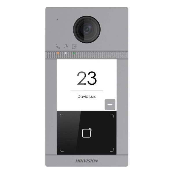HIKVISION INTERCOM DS-KV8113-WME1(C) Videoportero IP WiFi 1 Botón IR Cámara 2MP Audio bidireccional