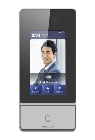 HIKVISION INTERCOM DS-KV9503-WBE1 Estación puerta Placa Calle Reconocimiento facial Antivandálica IP65 IK08 Pantalla táctil IPS