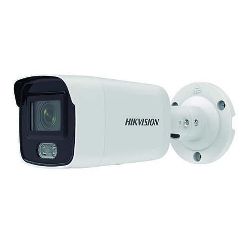 HIKVISION PRO DS-2CD2047G2-L 2.8 Cámara bullet IP 4Mpx, ColorVu Luz visible 40m, óptica fija 2.8mm, H.265+, WDR 130dB, ranura Mi