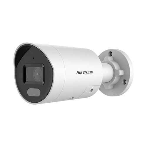 HIKVISION PRO DS-2CD2047G3-LI2UY2 Cámara bullet IP 4Mpx, óptica fija 2.8mm, IR + luz blanca 40m, Colorvu, WDR 130dB, IA, SD, mic