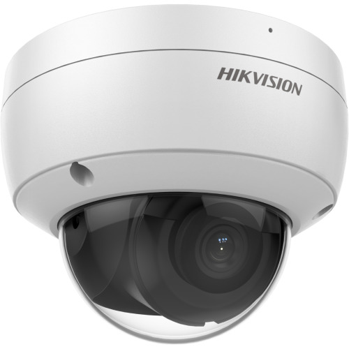 Hikvision Pro DS-2CD2163G2-I 2.8MM Mini-domo IP 6Mpx, óptica fija 2.8mm, IR 30m, WDR 120dB, Acusense, H.265+, IP67, IK10, 12Vdc/