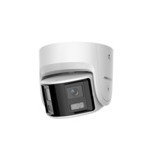 HIKVISION PRO DS-2CD2346G2P-ISU-SL Cámara mini-domo IP 4Mpx, panorámica 180º, 2 ópticas fijas 2.8mm, IR 30m, WDR, SD, Acusense,