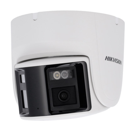 Comprar HIKVISION PRO DS-2CD2346G2P-ISU/SL(2.8mm)(C) Hikvision - Cámara Panorámica Turret IP gama PRO - Resolución 4 Megapíxel (3040x1368) - Lente 2.8mm | PoE | IR 30m | Micrófono y altavoz - AcuSense | Sirena y flash disuasorio - Detección de movimiento