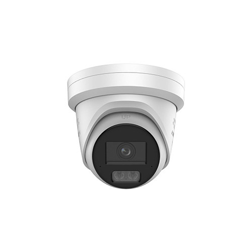 HIKVISION PRO DS-2CD2347G3-LIS2UY2 Cámara mini-domo IP 4Mpx, ópt fija 2.8mm, luz blanca 30m, Colorvu, WDR130dB, IA, SD, micrófon