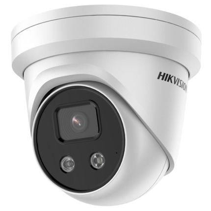 Comprar HIKVISION PRO DS-2CD2386G2-IU(2.8mm)(C) Hikvision - Cámara Turret IP gama PRO - Resolución 8 Megapíxel (3840x2160) - Lente 2.8 mm | PoE | Micrófono integrado - IR alcance 30m | AcuSense | Face capture - Detección de movimiento 2.0 | IP67