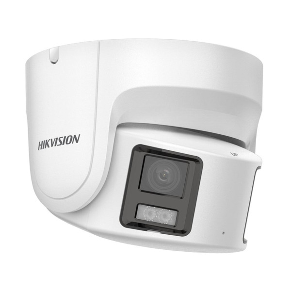HIKVISION PRO DS-2CD2387G2P-LSU/SL(4mm)(C) Cámara IP Turret fija panorámica 8 MP 4mm WDR130 MIC Altavoz E/S Audio Alarma ColorVu