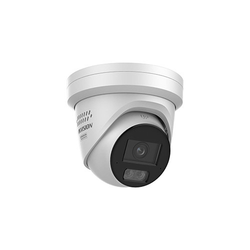 HIKVISION PRO DS-2CD2387G3-LIS2UY2 Cámara mini-domo IP 8Mpx, ópt fija 2.8mm, IR+luz blanca 30m, Colorvu, WDR130dB, IA, SD, micró
