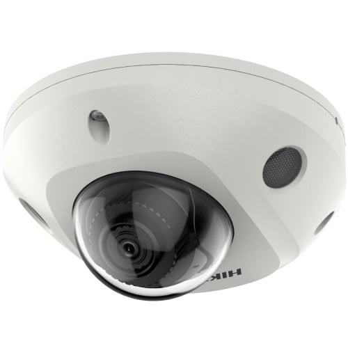 Hikvision Pro DS-2CD2523G2-I 2.8MM Mini-domo IP 2Mpx, IR 30 m, óptica fija 2.8mm, WDR 120dB, Acusense, IP67, IK08, 12Vdc/PoE