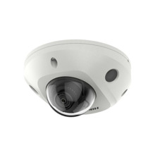 HIKVISION PRO DS-2CD2523G2-IS 2.8 Cámara mini-domo IP 2Mpx, óptica fija 2.8mm, IR 30m, WDR, Acusense, micrófono incorporado, E/S