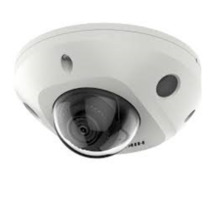 HIKVISION PRO DS-2CD2543G2-IS 2.8 Cámara mini-domo IP 4Mpx, óptica fija 2.8mm, IR 30m, WDR, Acusense, micrófono incorporado, E/S