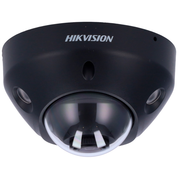 HIKVISION PRO DS-2CD2547G2-LS(2.8mm)(C)(BLACK) Hikvision - Cámara Domo IP gama PRO - Resolución 4 MPx | PoE | Alarmas | ColorVu (1)