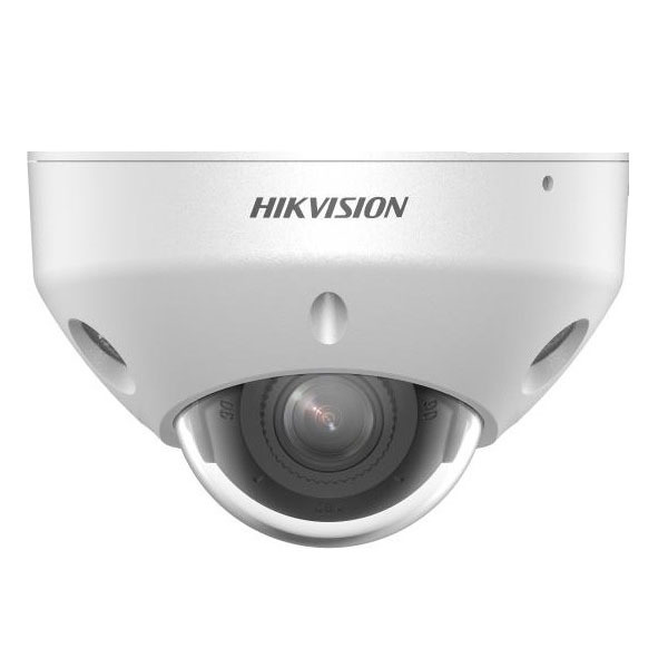 HIKVISION PRO DS-2CD2583G2-LIS2U(2.8mm) Cámara minidomo IP 8MP 2.8mm Smart Hybrid Light 30m Acusense MIC E/S Alarma y Audio IP67