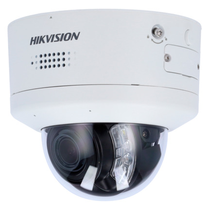 Comprar HIKVISION PRO DS-2CD2746G2H-IPTRZS2U/SL(2.8-12mm) Hikvision cámara Domo IP gama PRO 4 MPx - Lente varifocal 2.8~12 mm | PTRZ motorizado - Sirena y luz disuasoria | Micrófono dual array - PoE+ | Audio | Alarmas | MicroSD - IR alcance 40m | Detecci