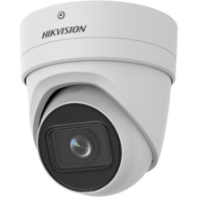 HIKVISION PRO DS-2CD2H86G2-IZS Cámara mini-domo IP 8Mpx, óptica motorizada 2.8-12mm, IR 40m con ICR, Darkfighter, Acusense, H.26