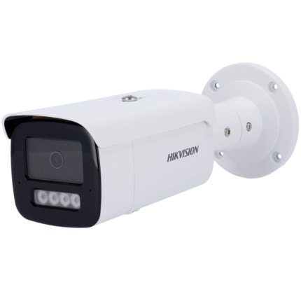 Comprar HIKVISION PRO DS-2CD2T43G2-4LI2U(2.8mm) Hikvision Cámara Bullet IP gama PRO - Resolución 4 Mpx (2688x1520) - Lente 2.8 mm - Luz híbrida 80 m | WDR 120 dB - Detección movimiento 2.0 | AcuSense  - IP67 | PoE | MicroSD | Micrófono en array