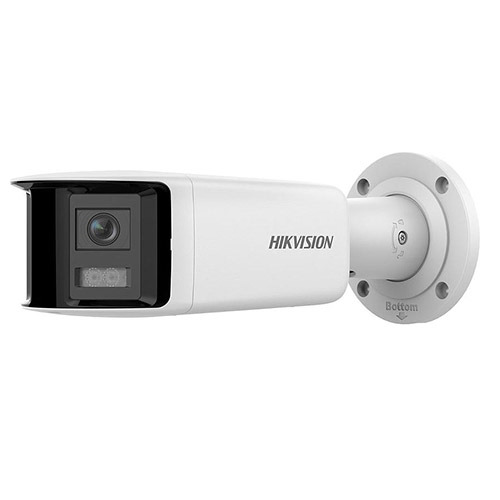 HIKVISION PRO DS-2CD2T46G2P-ISU/SL(C) Cámara Bullet IP Panorámica 4MP Acusense IP67 WDR120 Luz estroboscópica y audio Altavoz MI