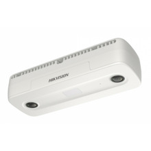 HIKVISION PRO DS-2CD6825G0/C-I(2mm)(B) Cámara IP Conteo de personas de doble lente 2MP 2mm WDR120 IR6 MIC IP67 Memoria eMMC 8GB