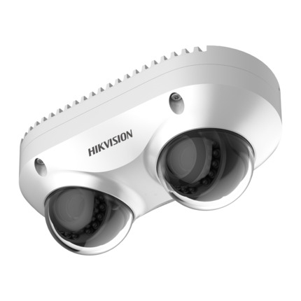 Comprar HIKVISION PRO DS-2CD6D42G0-IS(2.8mm) Cámara Panorámica IP 4 Mpx - 1/3 Progressive Scan CMOS - Lente fija 2.8 mm - IR LEDs Alcance 10 m - PanoVu: Visión panorámica | Micrófono integrado - Alarma | Audio | IP67 | IK10