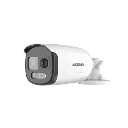 Comprar DS-2CE12DF3T-PIRXOS2 Cámara bullet HD-TVI 2Mpx, óptica fija 2.8mm, luz blanca 40m, PIR 11 m, ColorVu, WDR 130dB, micrófono incorporado, IP67, 12Vdc.