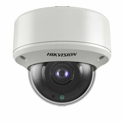 HIKVISION PRO DS-2CE59H8T-AVPIT3ZF Cámara mini-domo 4 en 1 (HD-TVI, AHD, HD-CVI y analógica) 5Mpx, óptica motorizada 2.7-13.5mm,