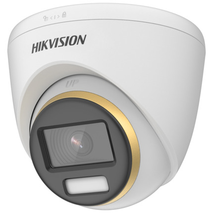 Comprar HIKVISION PRO DS-2CE72KF3T(3.6mm) Hikvision - Cámara Turret HDTVI Gama ColorVu - Resolución 3K (2960x1665) - Lente 3.6 mm | Luz blanca alcance 40 m - ColorVu: imagen a color 24 horas - Impermeable IP67