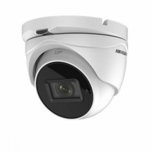 HIKVISION PRO DS-2CE79U7T-AIT3ZF Cámara mini-domo HD-TVI AHD, HD-CVI y analógica, 8Mpx, óptica motorizada 2.7-13.5mm, EXIR 60m,