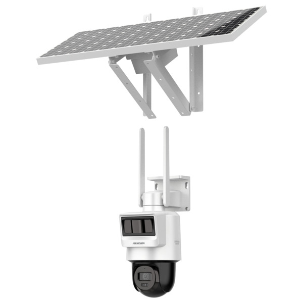 HIKVISION PRO DS-2DE2C400IWG-K/4G/C09S20(2.8mm) Cámara IP domo PT Solar 4G - Resolución 4 Mpx (2560x1440) - Lente 2.8 mm - Inclu