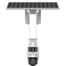HIKVISION PRO DS-2DE2C400IWG-K/4G/C09S20(2.8mm) Cámara PT IP 4MP Panel Solar Batería 4G, 2,8mm IR30 Audio PIR+Radar