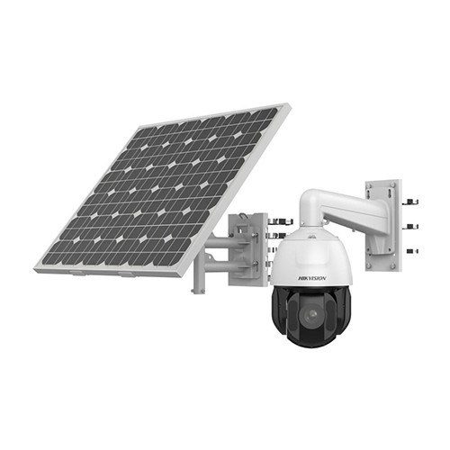 HIKVISION PRO DS-2DE5425IWG-K-4G Kit cámara domo PTZ IP, 4Mpx, 25x, IR 150m, WDR, SD, panel solar y baterías incluidas, GSM 4G,