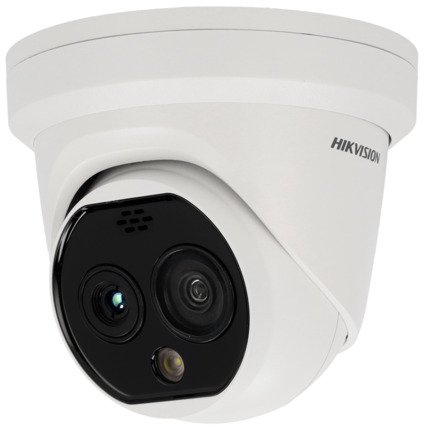 Comprar HIKVISION PRO DS-2TD1228-7/QA Cámara térmica Dual IP Hikvision Gama PRO - Sensor térmico 256x192 VOx | Lente 6.9 mm - Sensor óptico 1/2.7 4 Mpx | Lente 6.4 mm - Sensibilidad térmica  40mK - Detección de preventiva de incendios y alarma - Rango me