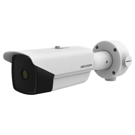 Comprar HIKVISION PRO DS-2TD2138-25/QY Cámara térmica IP Hikvision Gama PRO - Sensor térmico 384x288 VOx | Lente 25 mm - Sensibilidad térmica  35 mK - Detección de preventiva de incendios y alarma - Rango medición temp -20~150ºC / ± 8ºC - IP67 | IK10 | A