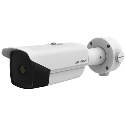 Comprar HIKVISION PRO DS-2TD2138-35/QY Cámara térmica IP Hikvision Gama PRO - Sensor térmico 384x288 VOx | Lente 35 mm - Sensibilidad térmica  35 mK - Detección de preventiva de incendios y alarma - Rango medición temp -20~150ºC / ± 8ºC - IP67 | IK10 | A