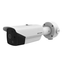 Hikvision Pro DS-2TD2617-6/QA Cámara bullet IP Doble Espectro, Térmico 160x120 (salida 320x240) ópt. 6mm, Visible 4Mpx ópt. 6mm,