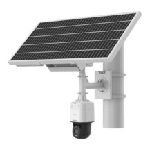 HIKVISION PRO DS-2XS3Q47G1-LDH/4G/C18S40(4mm) Kit Cámara PT 4MP 4mm con energía solar ColorVu 24/7 4G Luz Blanca 30m
