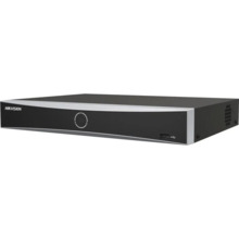 HIKVISION PRO DS-7604NXI-K1/4P Grabador NVR IP 12MP 4CH 4PoE Acusense 4K 1U 40/80Mbps E/S Audio 1XHDD Reconocimiento Facial Perí