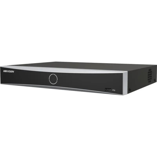 HIKVISION PRO DS-7604NXI-K1/4P Grabador NVR IP 12MP 4CH 4PoE Acusense 4K 1U 40/80Mbps E/S Audio 1XHDD Reconocimiento Facial Perí
