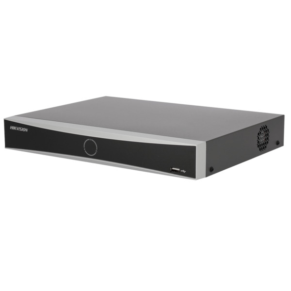 HIKVISION PRO DS-7604NXI-K1/4P Hikvision - Gama PRO - Grabador NVR 4 CH IP PoE 50 W máx. - Resolución máxima 12Mpx@1ch | Audio -