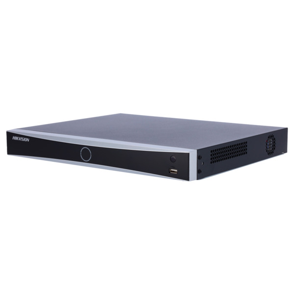 HIKVISION PRO DS-7608NXI-K2/8P(D) Hikvision NVR 8 CH IP PoE gama PRO - PoE IEEE 802.3af/at 80 W - Resolución máxima 12Mpx@2ch -