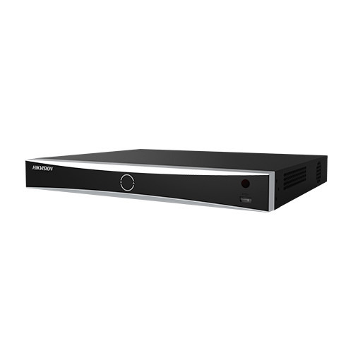 HIKVISION PRO DS-7632NXI-K2 NVR 32ch ACUSENSE (2 ch detec humano/vehículo), cámaras IP hasta 12Mpx, H.265+, 2 HDD 10TB (no incl)