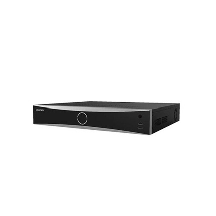 Comprar DS-7716NXI-K4-16P NVR 16ch ACUSENSE (2ch detec humano/vehículo) con switch PoE de 16ch, IPC de hasta 12Mpx, H.265, 4 HDD 10TB (n.i.), 2xRJ45, 16E/4S alarma, VGAyHDMI 4K
